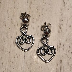 James Avery Jewelry - JAMES AVERY | Scrolled Heart Earrings James Avery Jewelry - JAMES AVERY | Scrolled Heart Earrings